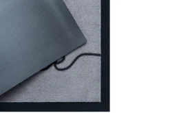 Strapazierfähige Fußmatte CLEAN WELCOME 75x45cm grau Fußabtreter Modern Design