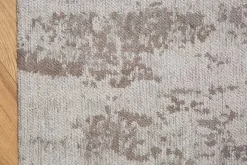 Vintage Baumwoll-Teppich MODERN ART 240x160cm beige grau verwaschen Used Look