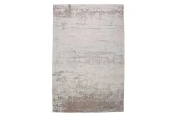 Vintage Baumwoll-Teppich MODERN ART 240x160cm beige grau verwaschen Used Look