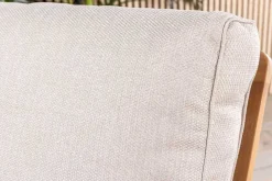 Wetterfester Gartenstuhl COMFORT LINE natur beige Akazienholz Loungesessel