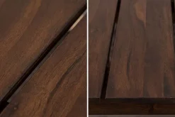Wetterfester Gartentisch KOPENHAGEN 160cm braun Akazie honey finish Massivholz Outdoor
